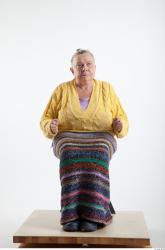 and more Whole Body Woman Artistic poses White Casual Overweight Wrinkles